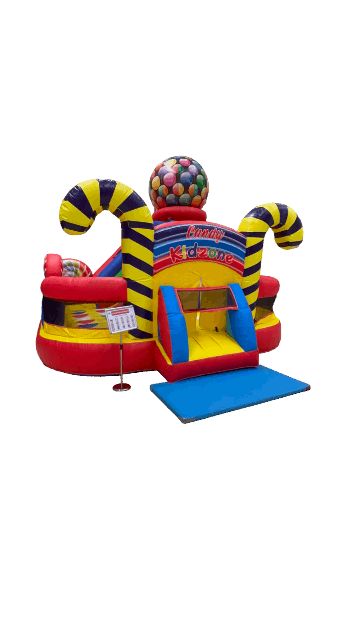 Hüpfburg mieten Bottrop Candy Crush Bonbons