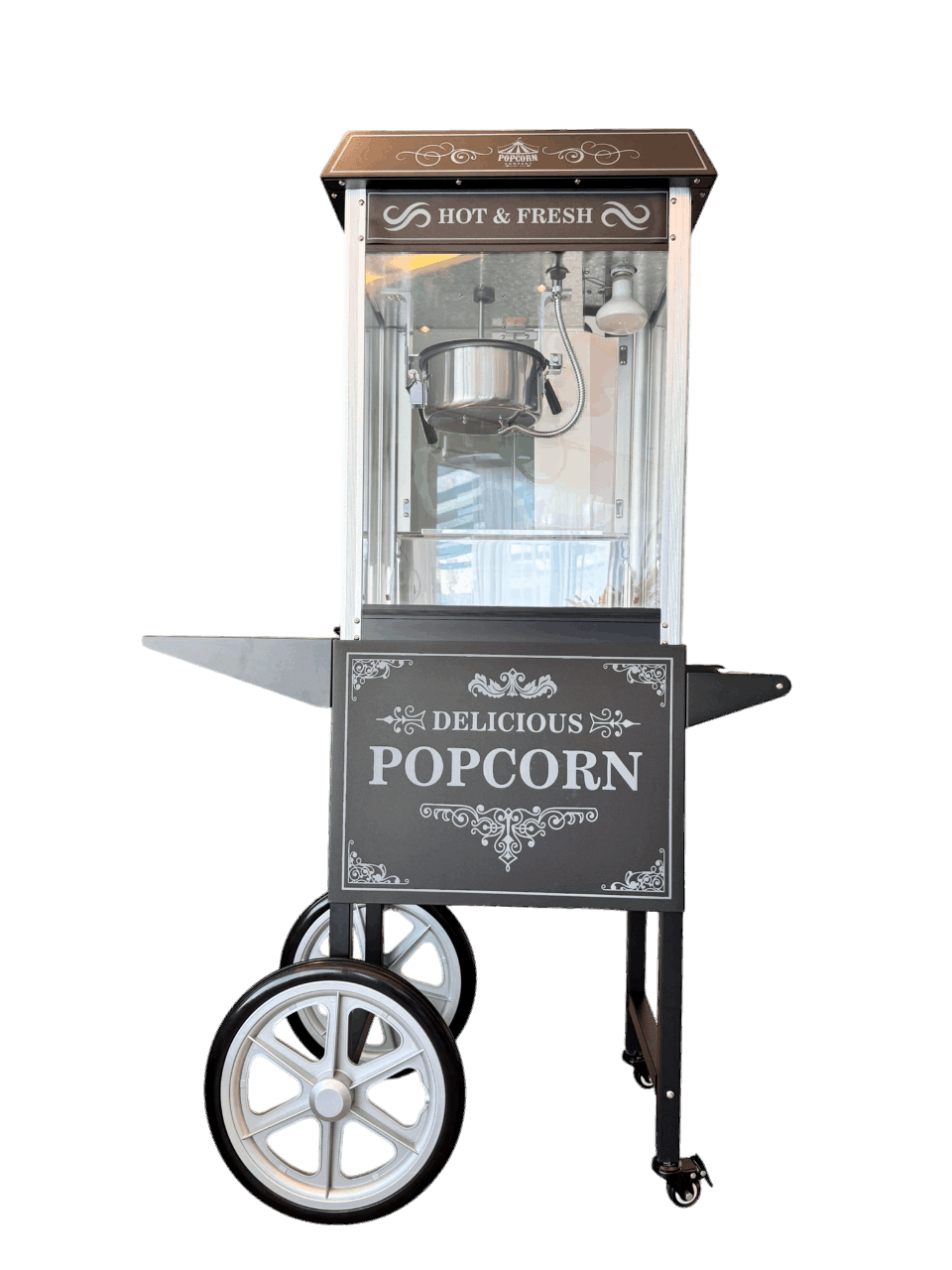 Hüpfburg mieten Bottrop Popcornmaschine
